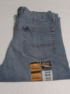 Ariat Men's Work Rebar M4 Relaxed Bootcut Durastretch Jeans 34x32 10021854 NWT